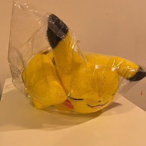 Pokemon Sun & Moon Pikachu Plush Doll Kutsurogi Time Relaxing Time